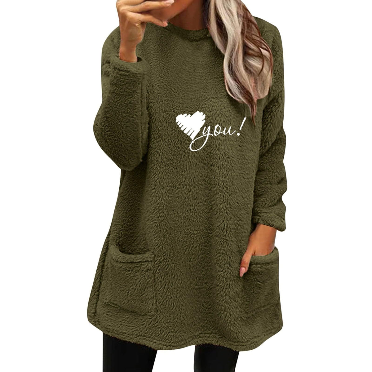 Tatumaie Ugly Christmas Sweater Women Sherpa Lined Sweater Fleece Sweatshirts For Women Sherpa Lined Sweater Women Christmas Sweaters For Women Sherpa Sweater Sherpa Sweater Green Xxxl