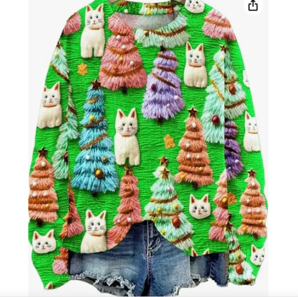 Women's Christmas Raglan Sweater
